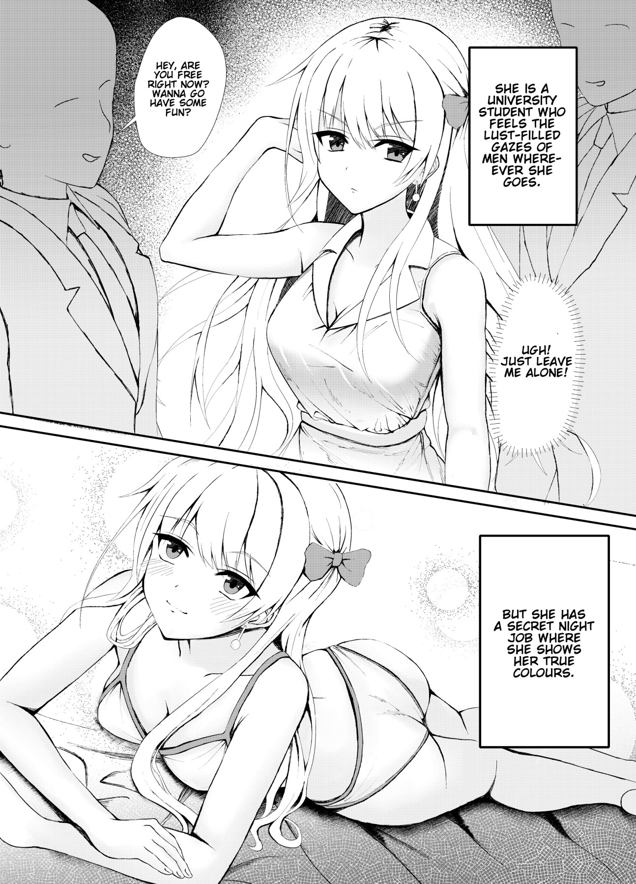 Hentai Manga Comic-A Manga About a Girl Who Does Has No Interest in People She Knows, but Fucks Like a Rabbit Behind Closed Doors-Read-1
